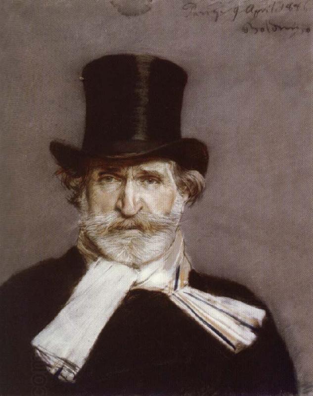 Giovanni Boldini Portrait of Giuseppe Verdi China oil painting art
